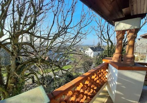 Blick vom Balkon vor Schlafz.