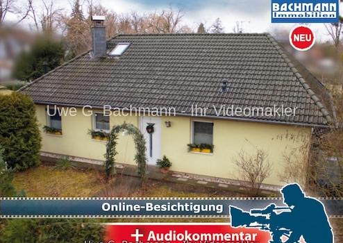 Neuenhagen bei Berlin: Massives EFH im Bungalowstil mit 4 Zimmern, Kamin und ausgebauten Dachboden