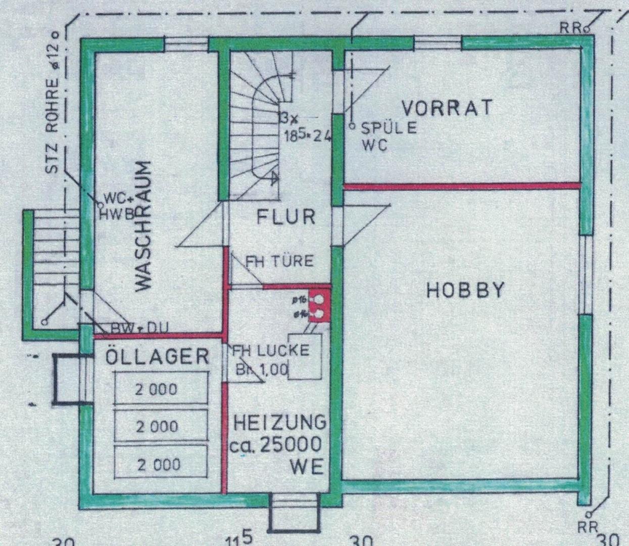 Grundriss Kellergeschoss