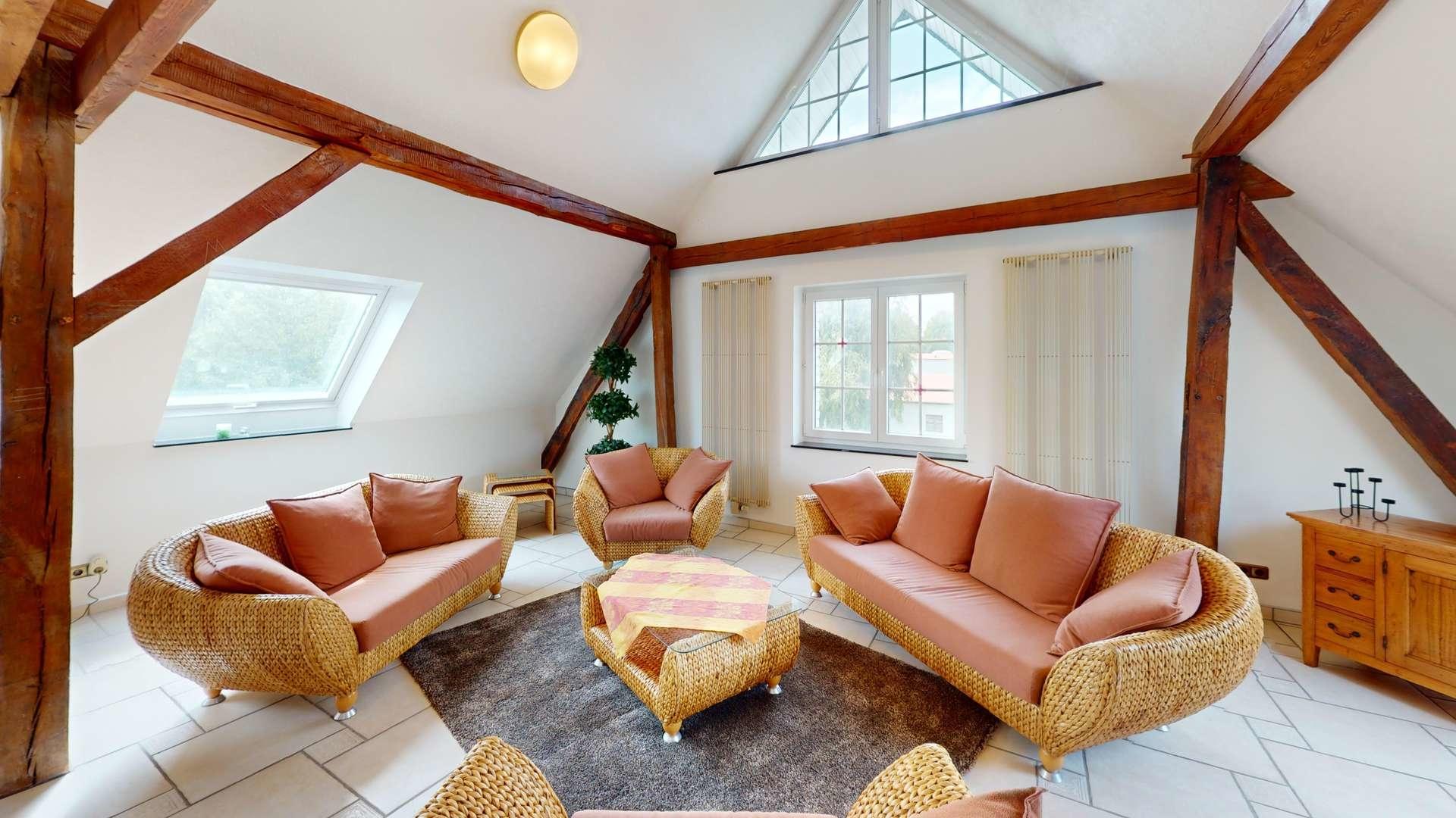 Wohnzimmer im DG