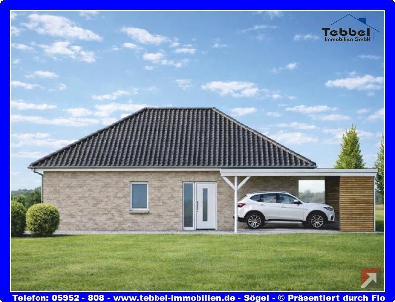 Walmdachbungalow in Sögel - Visualisierung