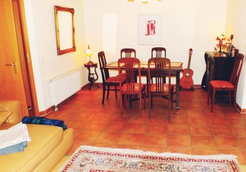 Essbereich im Wohnzimmer