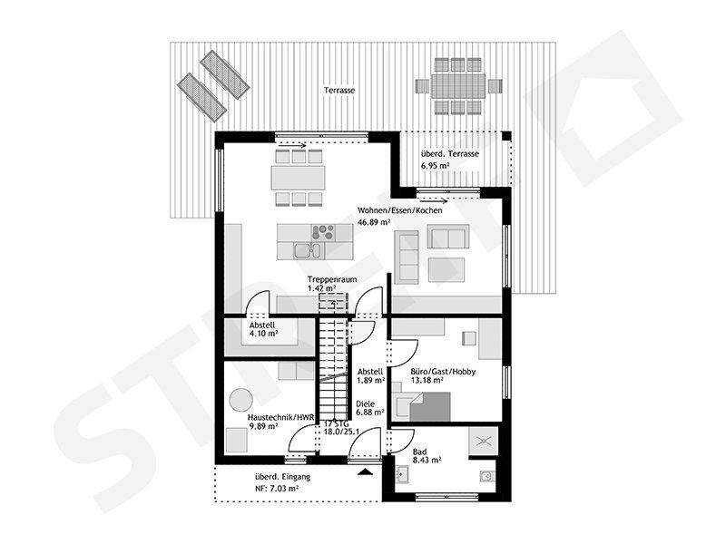 Grundriss Erdgeschoss