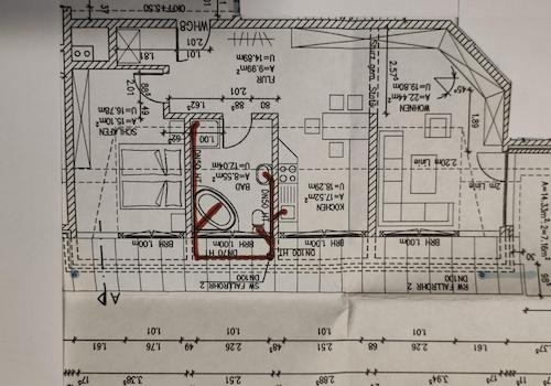 Grundriss der DG-Wohnung
