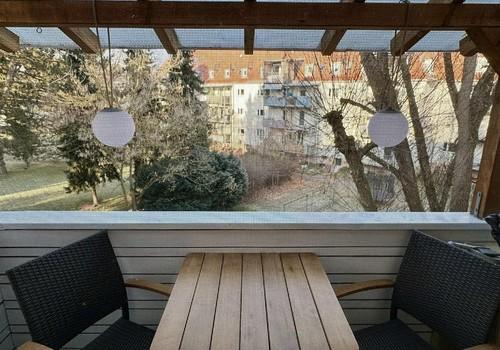 Balkon mit Aussicht