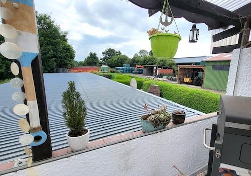 Blick von der Dachterasse