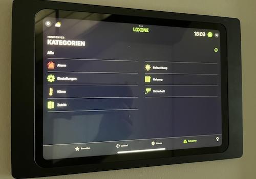 iPad für Smarthomesteuerung