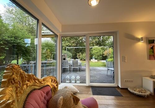 Blick von der Kochinsel