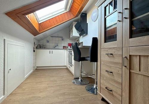 Küche im Dachgeschoss