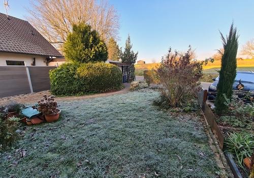 Blick in Richtung Felder