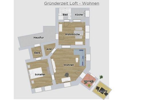 Grundriss Wohnen