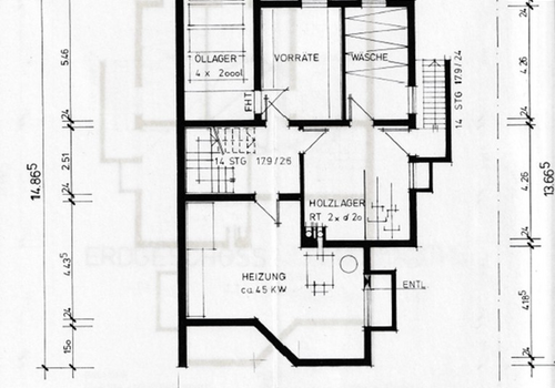Grundriss Untergeschoss