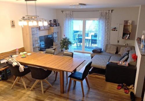 Wohnzimmer Richtung Terrasse