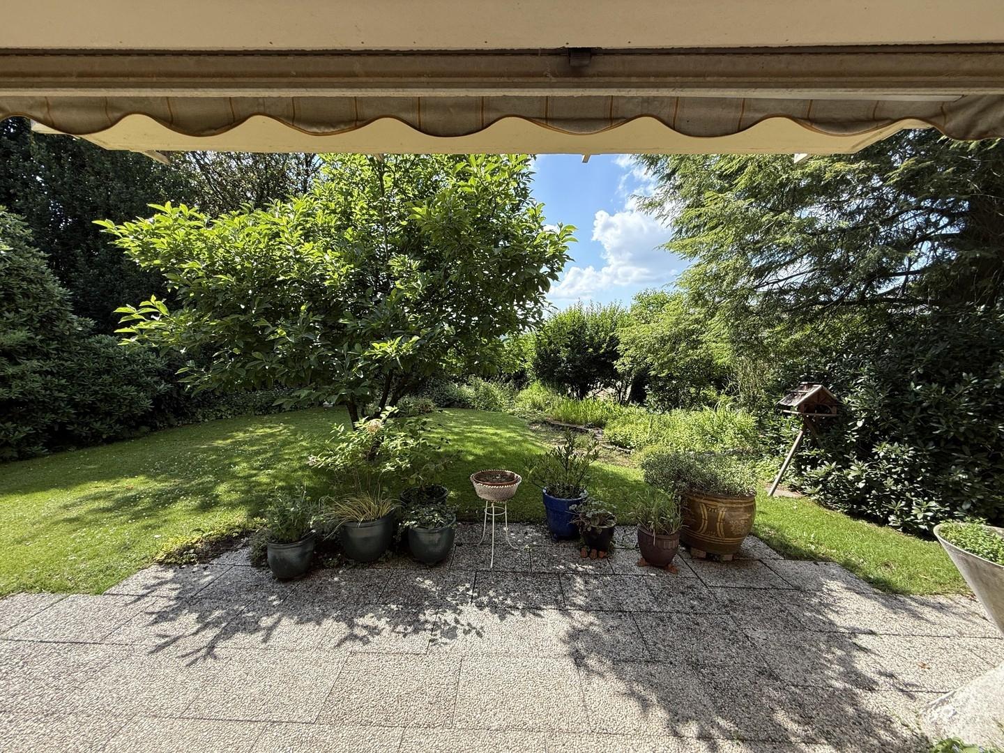 Blick v. Loggia in den Garten