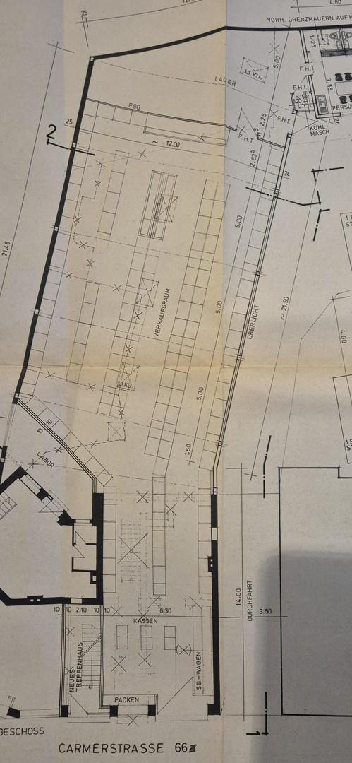 Grundriss Ladengeschäft