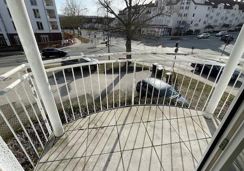 Blick vom kleinen Balkon