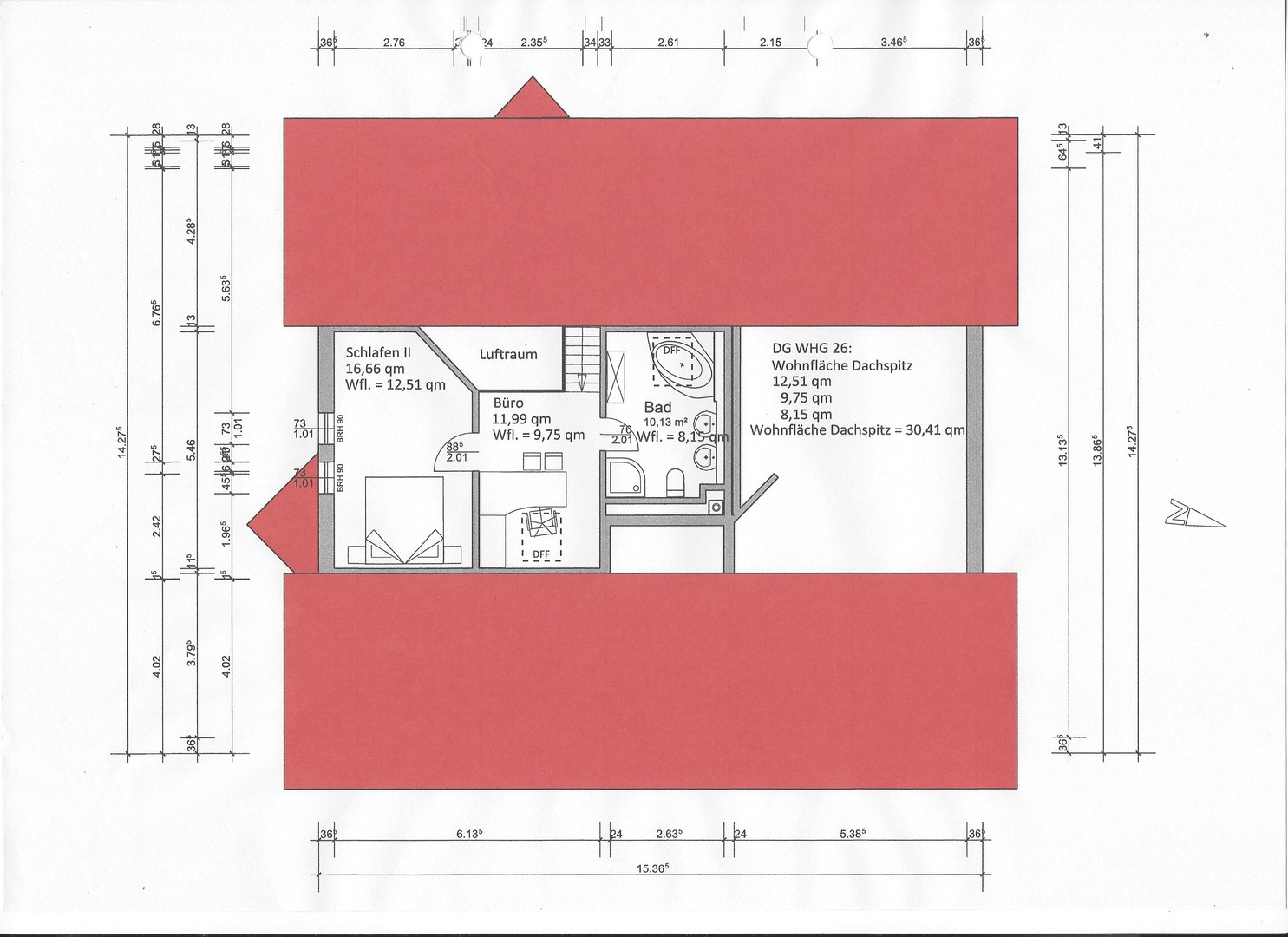 Grundriss 2. DG
