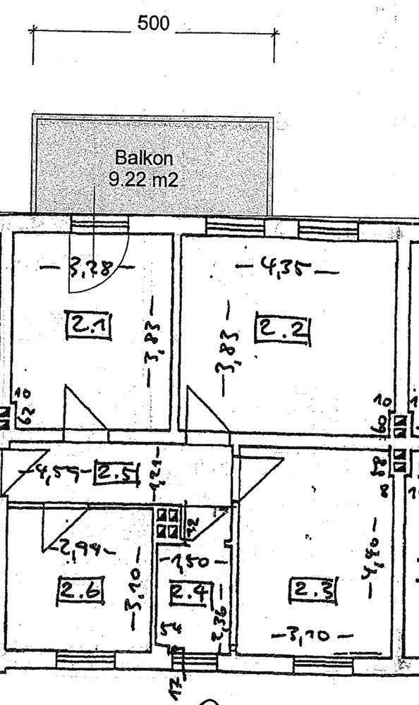 Grundriss Wohnung