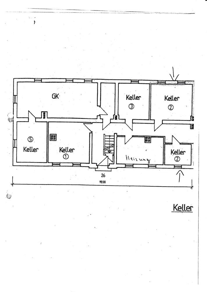 Grundriss Keller