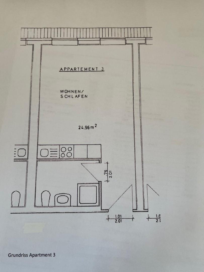 Grundriss Apartment 3