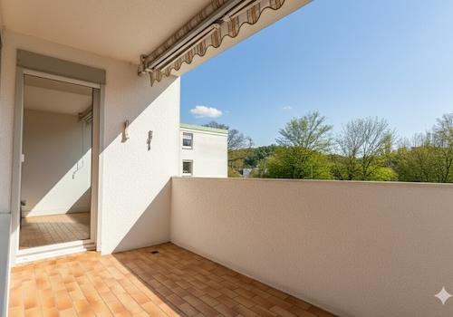 Loggia mit Süd-West-Ausrichtung