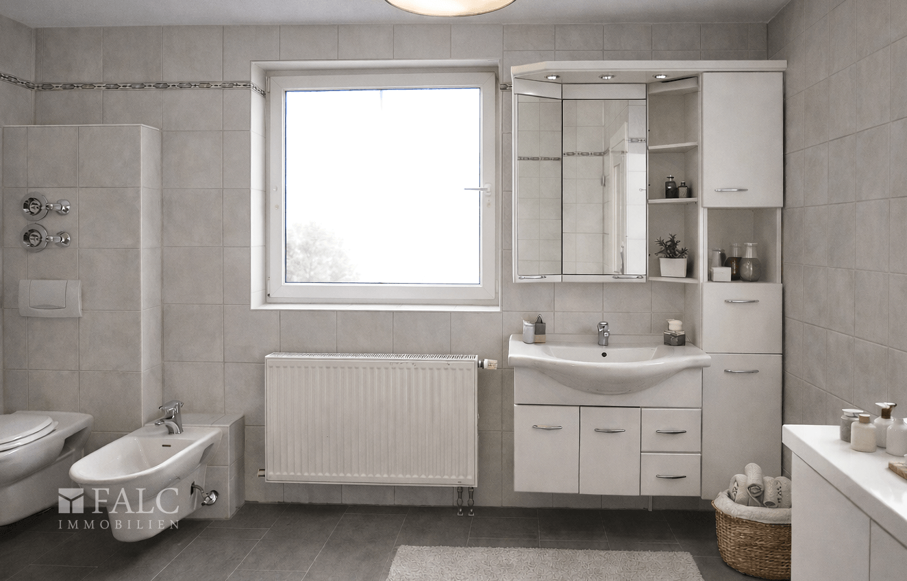 Bad mit Fenster Visualisierung