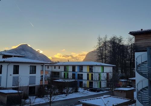 Sonnenaufgang vom Balkon