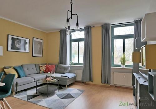 Blick ins Wohnzimmer