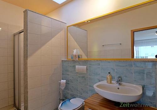 großes Bad mit abgeteilte Dusche