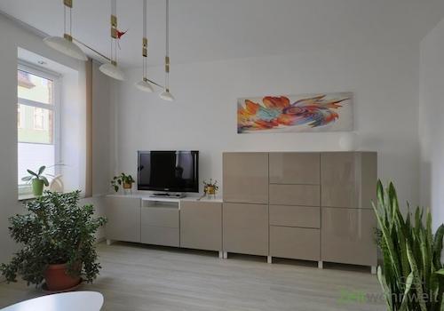 Blick ins Wohnzimmer