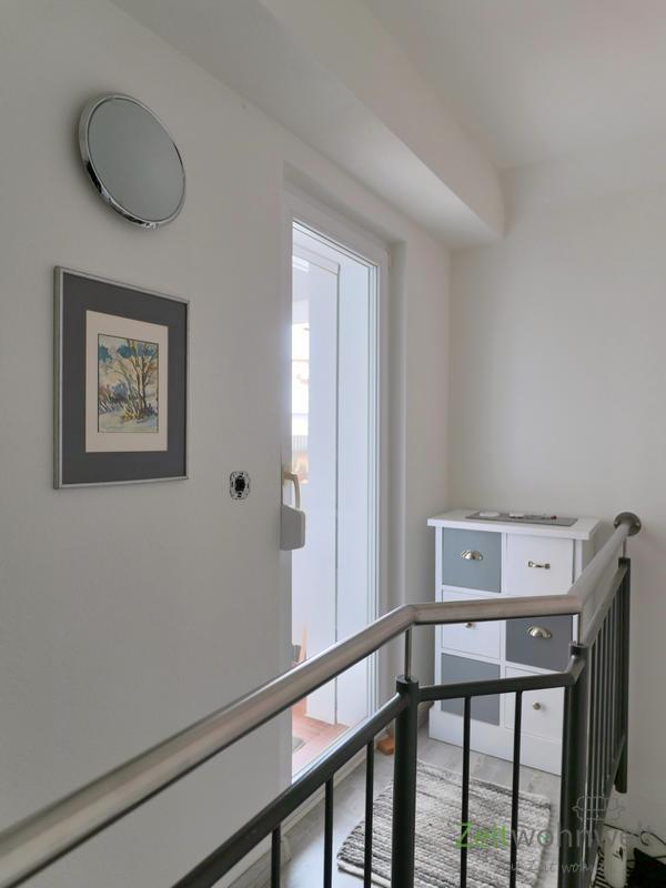 Balkonausgang im Treppenhaus