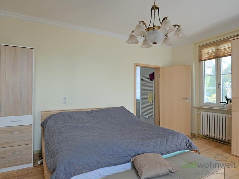 Blick ins Schlafzimmer