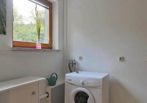 Waschmaschine im Bad