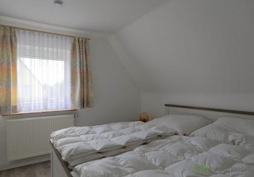 Blick ins Schlafzimmer