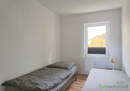 Blick ins Schlafzimmer