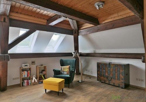 Blick ins Wohnzimmer