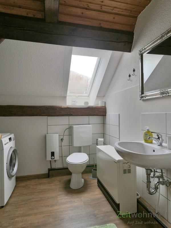 Waschmaschine im Bad