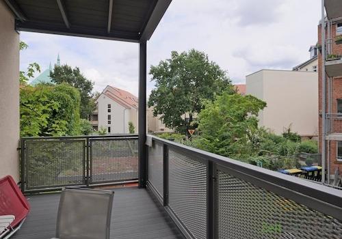 Blick auf den Balkon