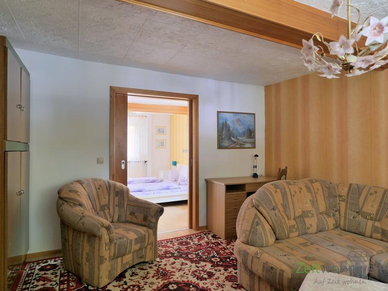 Blick zum Schlafzimmer