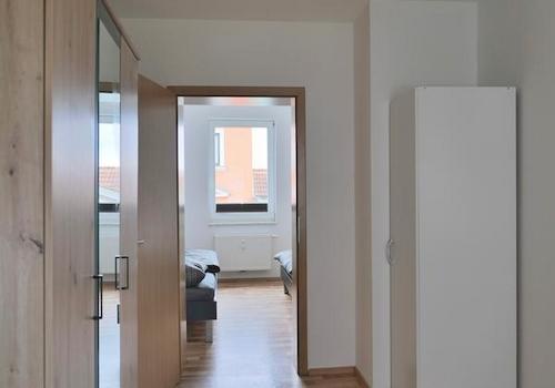 Blick zum Schlafzimmer