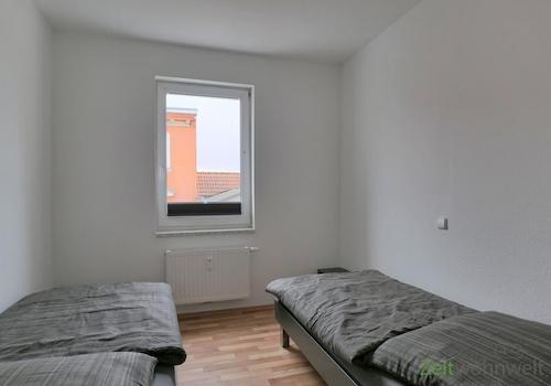 Blick ins Schlafzimmer