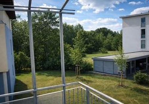 Balkonblick aus Ilmenau-Ufer