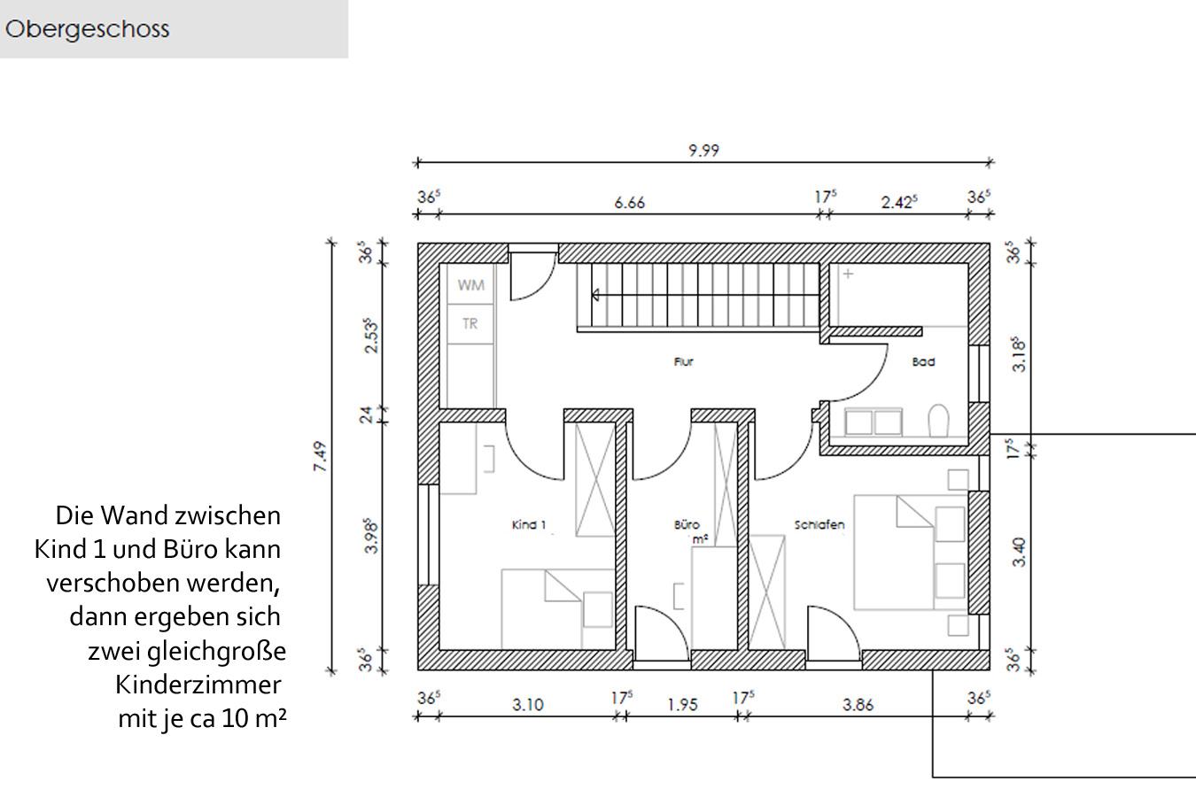 Grundriss-Obergeschoss