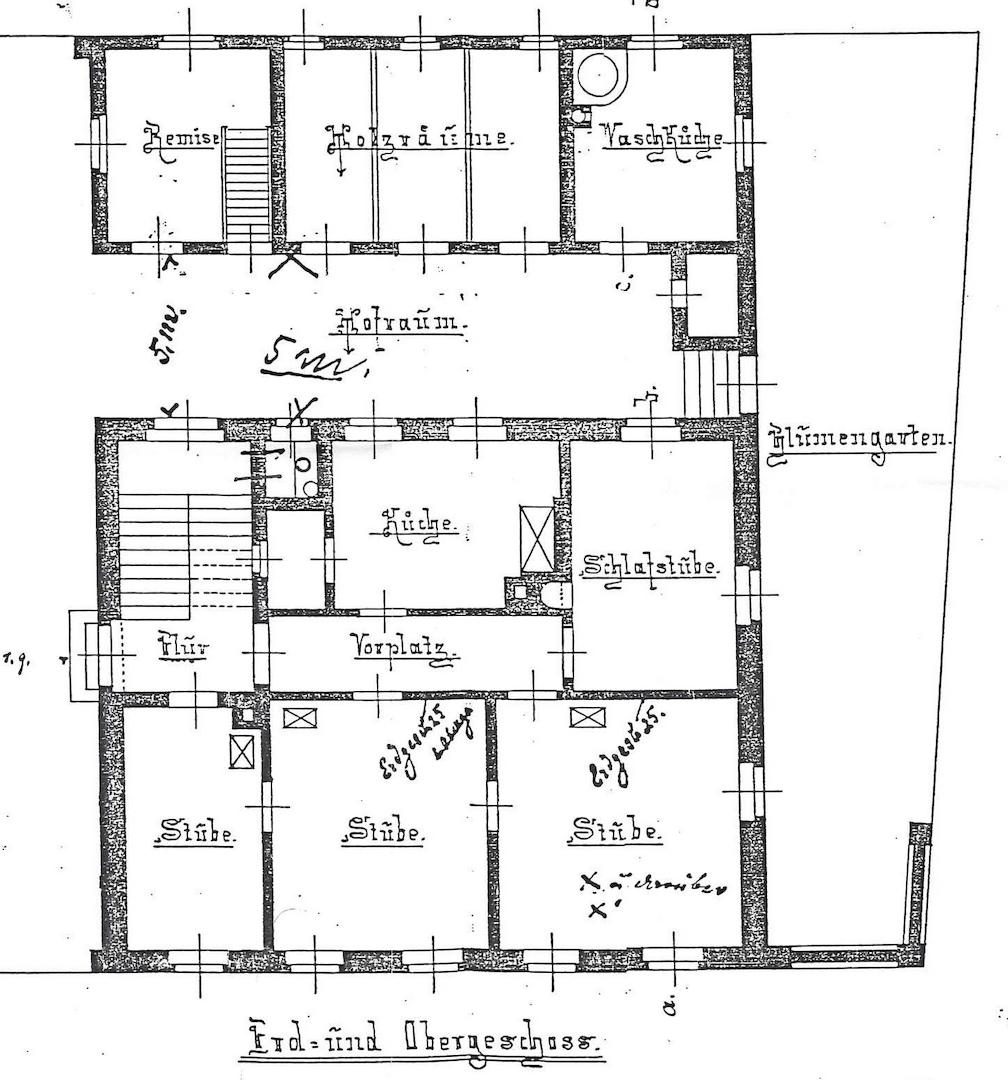 Erd-und Obergeschoss