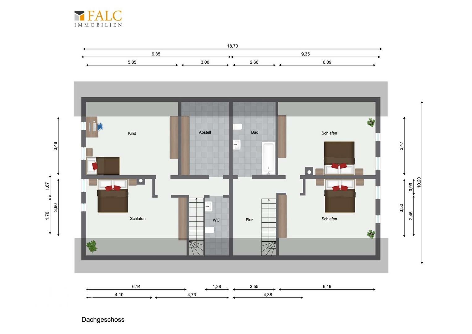 Grundriss Dachgeschoss