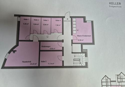 Grundriss Keller aus Exposé