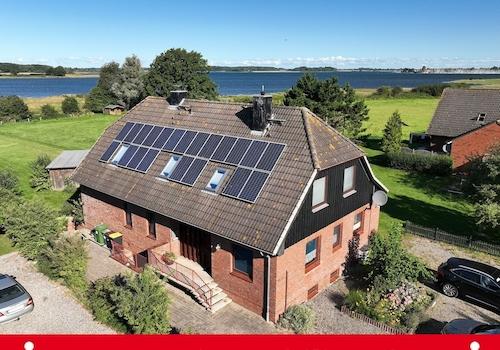 Drohnenfoto Straßenseite