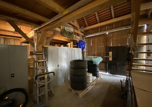 Garage in der Remise