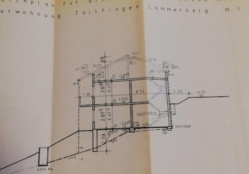 Schnitt /Seitenansicht