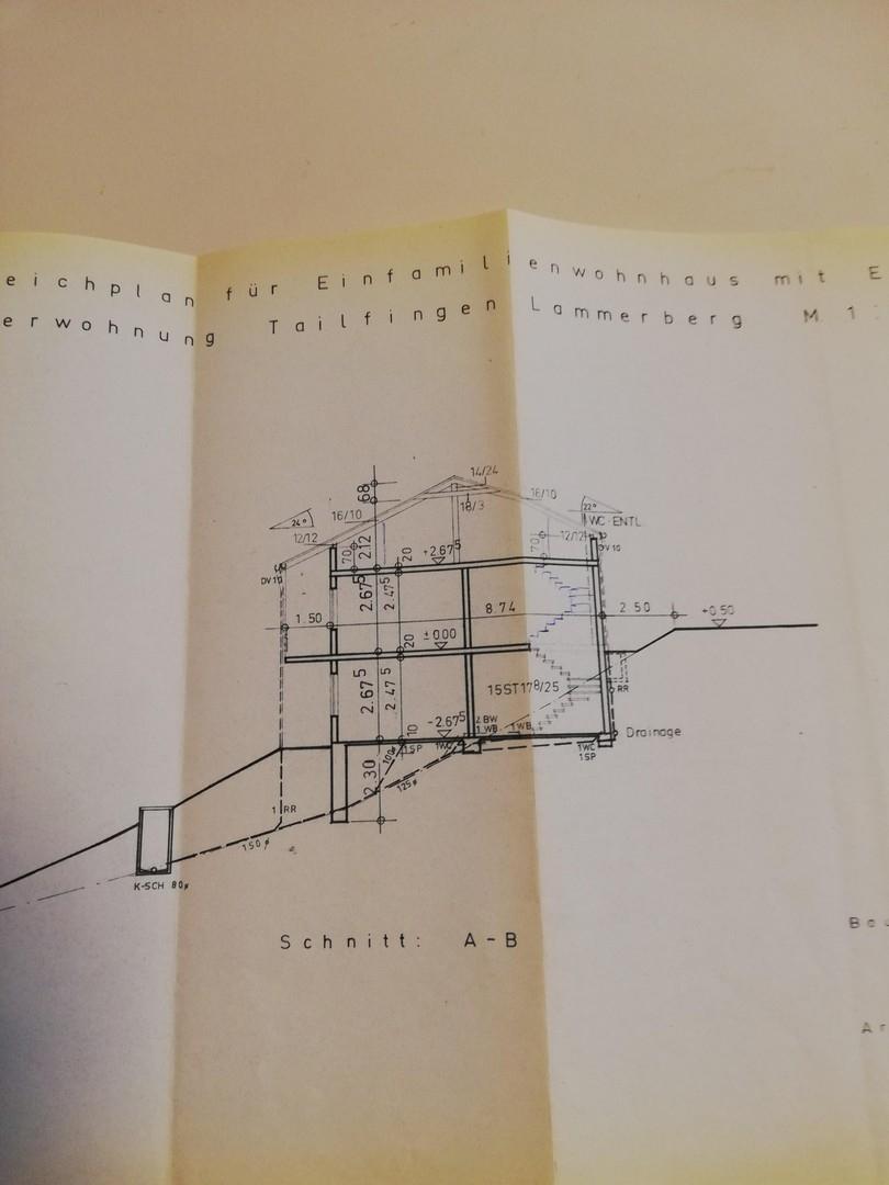 Schnitt /Seitenansicht